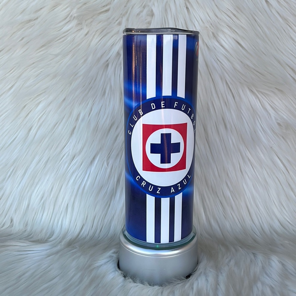 Skinny Tumbler 20oz  stainless steel Cruz Azul